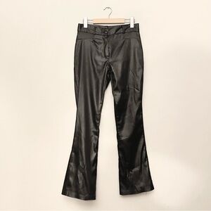 GAP Black Satin Flare Dress Pants 29" Inseam – Size 28  EUC